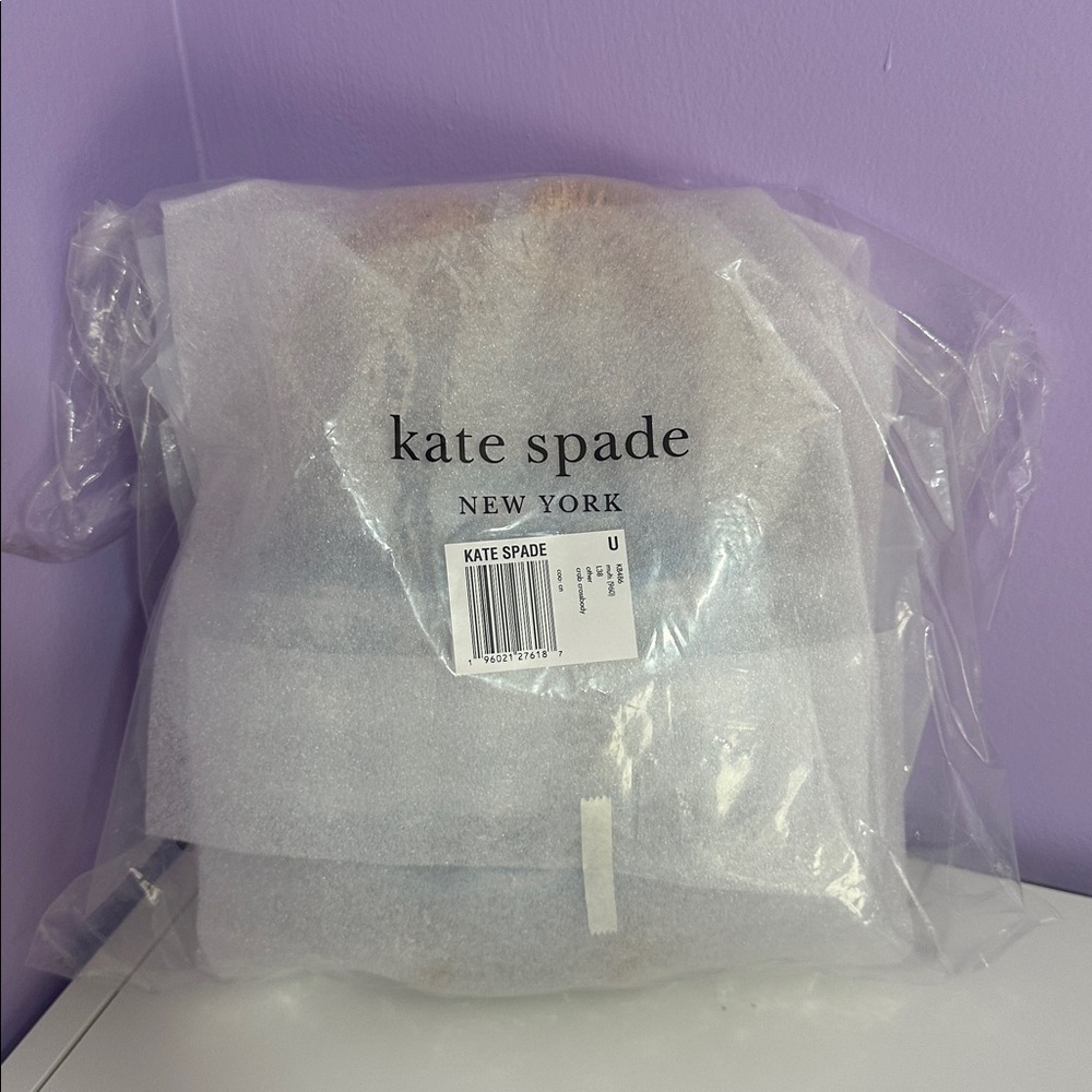 Nwt Kate spade pinch me crab wicker crossbody bag - Picture 8 of 8